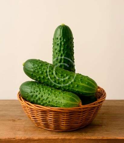 Organic baby cucumbers