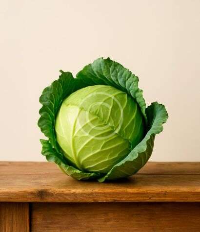 Fresh whole cabbage