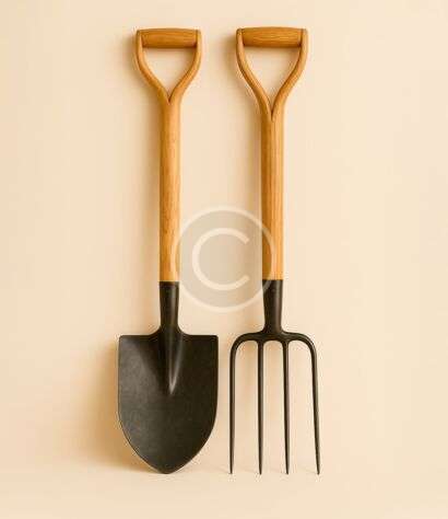 Dual garden hand tool set